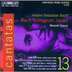 Bach: Cantatas, Vol 13 (BWV 64, 25, 69a, 77, 50)